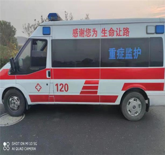 绥德救护车出租服务案例3